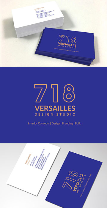 718 Versailles Design Studio | Branding and Identity, Website